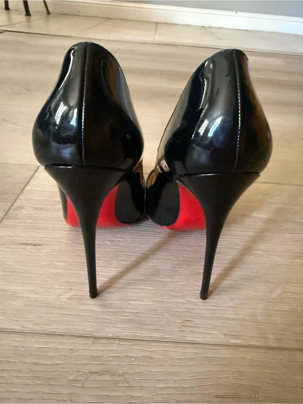 Christian Louboutin So Kate Black Patent Leather Pointed-Toe Pumps 120mm